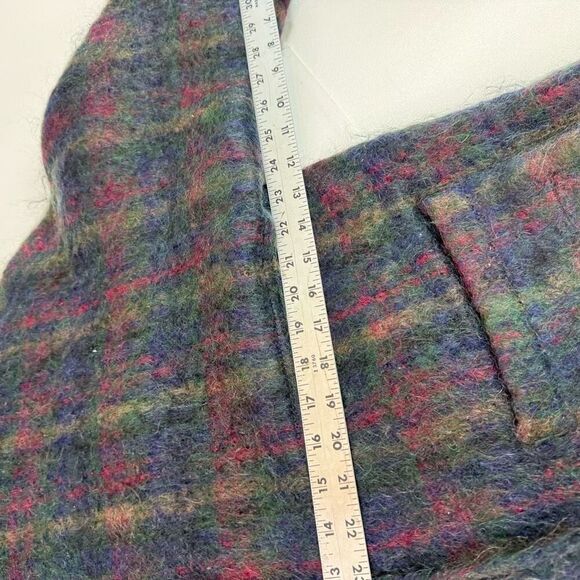 Freedom Wear Jacket Womens Medium made in Ireland Wool Mohair Green Button Up - Picture 5 of 10